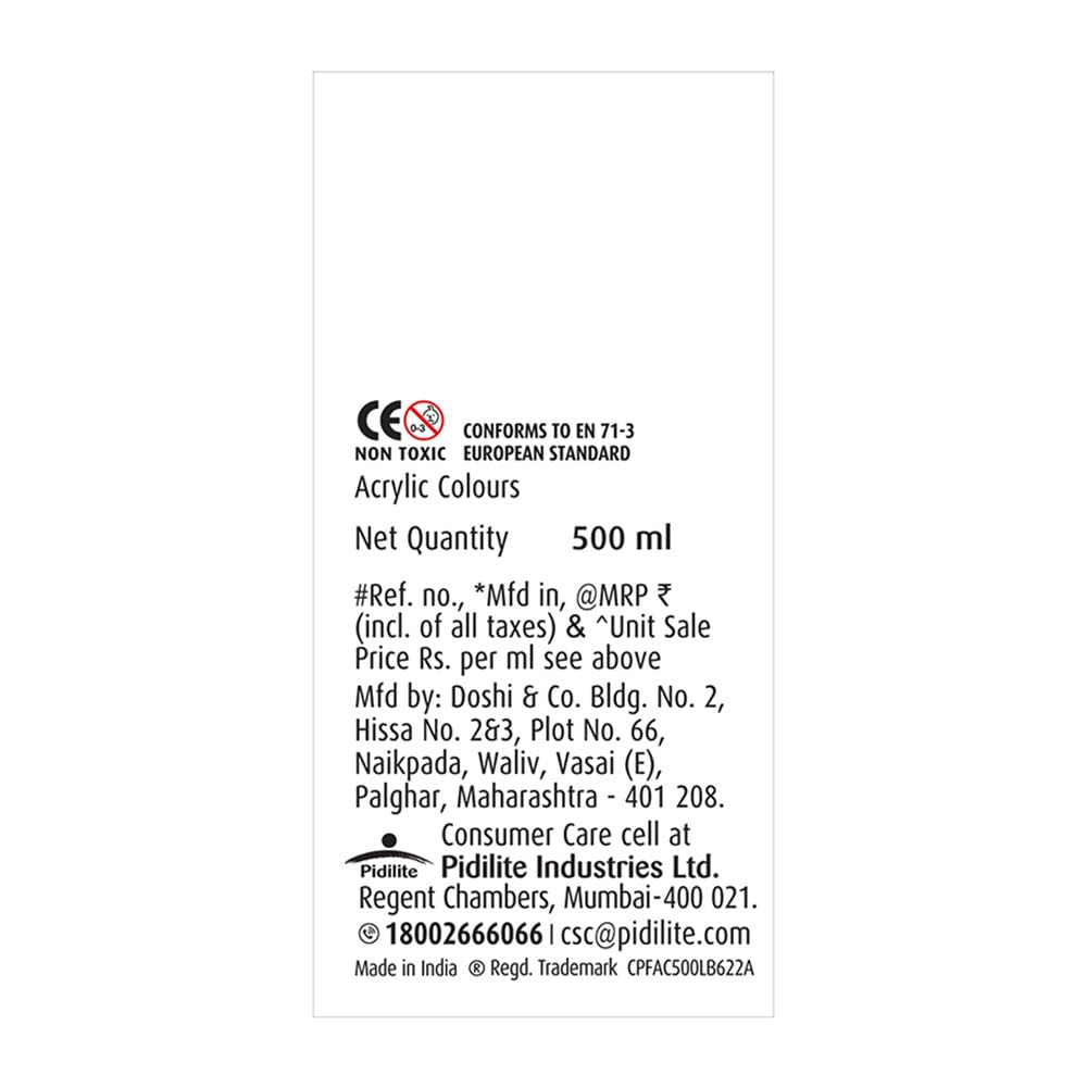 Fevicryl Clr Shd Burnt Sienna[500Ml]