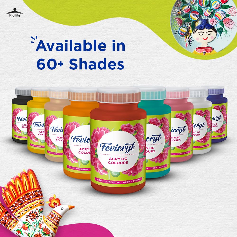 Fevicryl Clr Shd Burnt Sienna[500Ml]