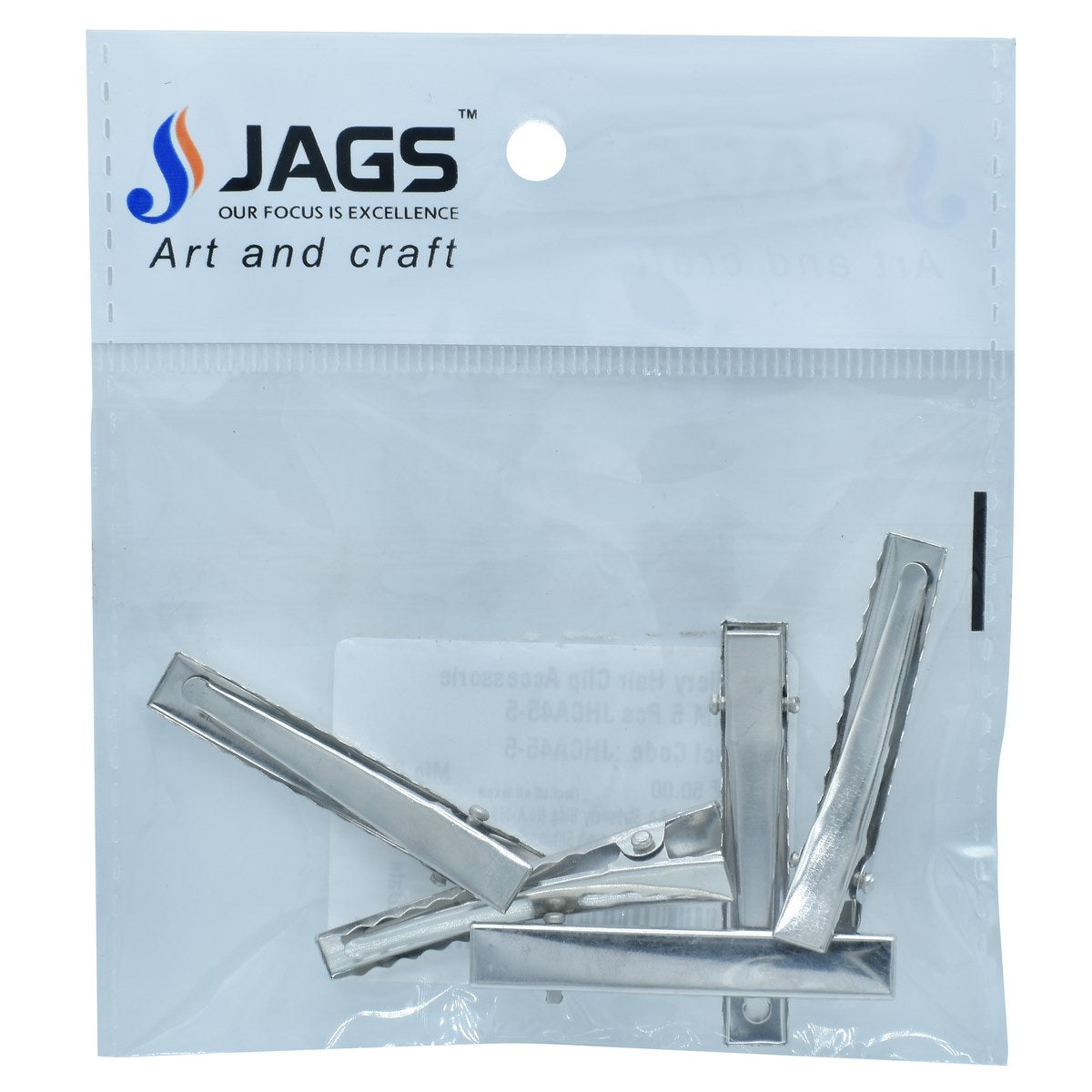 Jewellery Hair Clip Accessories 45Mm 5 Pcs Jhca45-5