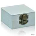 Wooden Empty Box Small Square Shape 2.75X1.75 Inch 2012-1