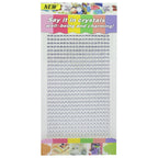 Sticker Diamond 4Mm 08 Clear Silver 4Dssmc-8