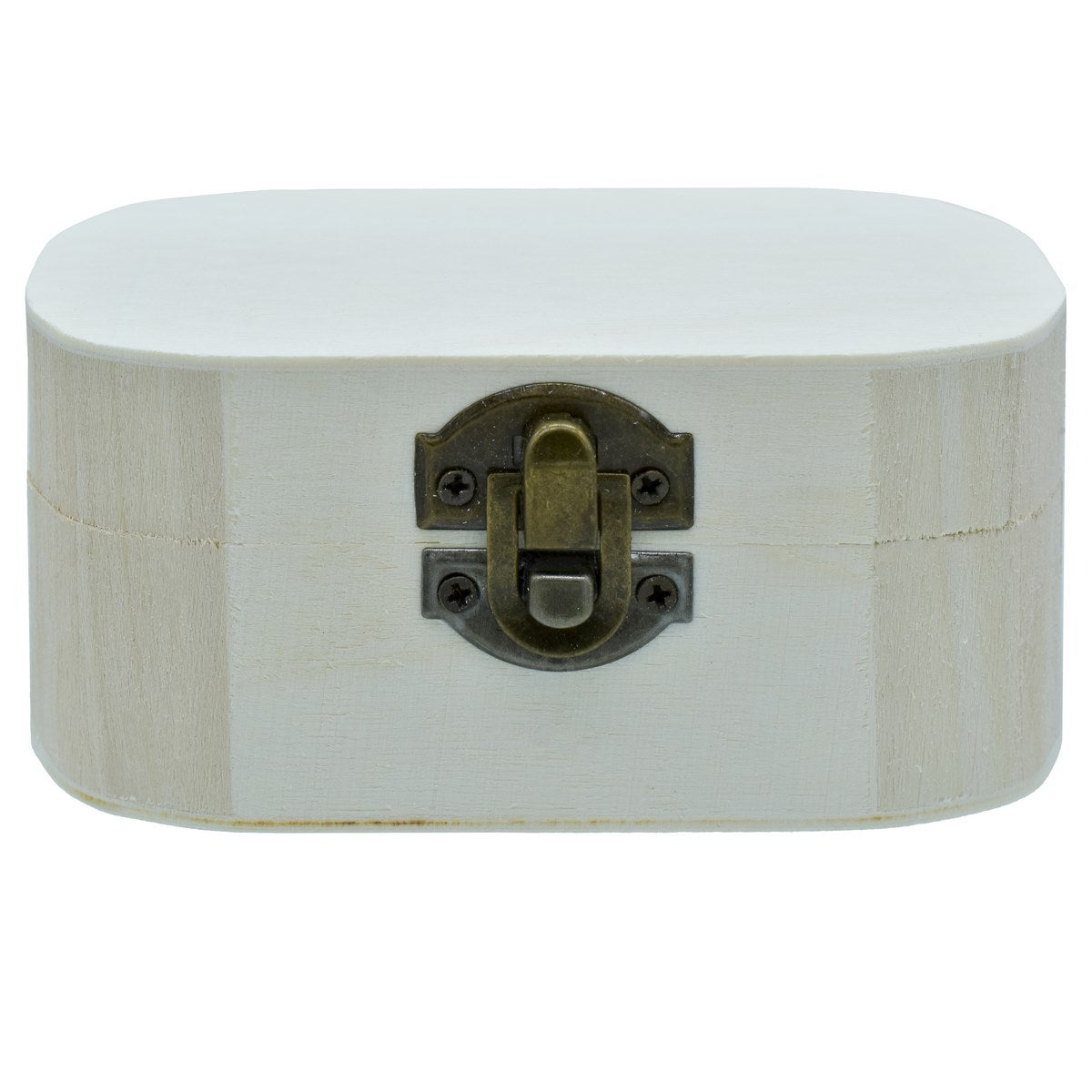 Wooden Empty Box Oval Small Za-119