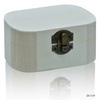 Wooden Empty Box Oval Small Za-119