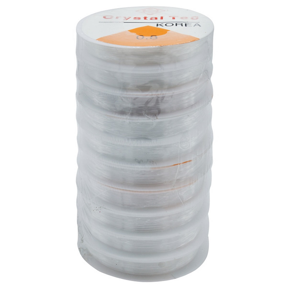 Beading Wire No 0.8M Silicon Plastic White Bwspwe