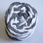 Baby Blanket Yarn Gray And White