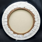 Canvas Board Stretched Frame Round 10Inch Cbrd10