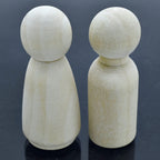 Wooden Doll Raja & Rani 4Pcs Wd43Mm