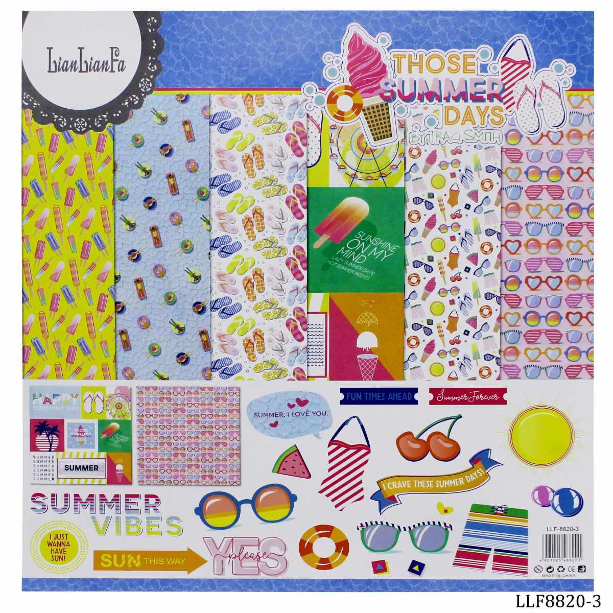 Scrapbook 12X12 Those Summer Days Llf8820-3