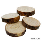 Round Wood Plate 2Cm To 3Cm .05Cm 4Pcs Set Rwp2Cm