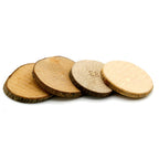 Round Wood Plate 2Cm To 3Cm .05Cm 4Pcs Set Rwp2Cm