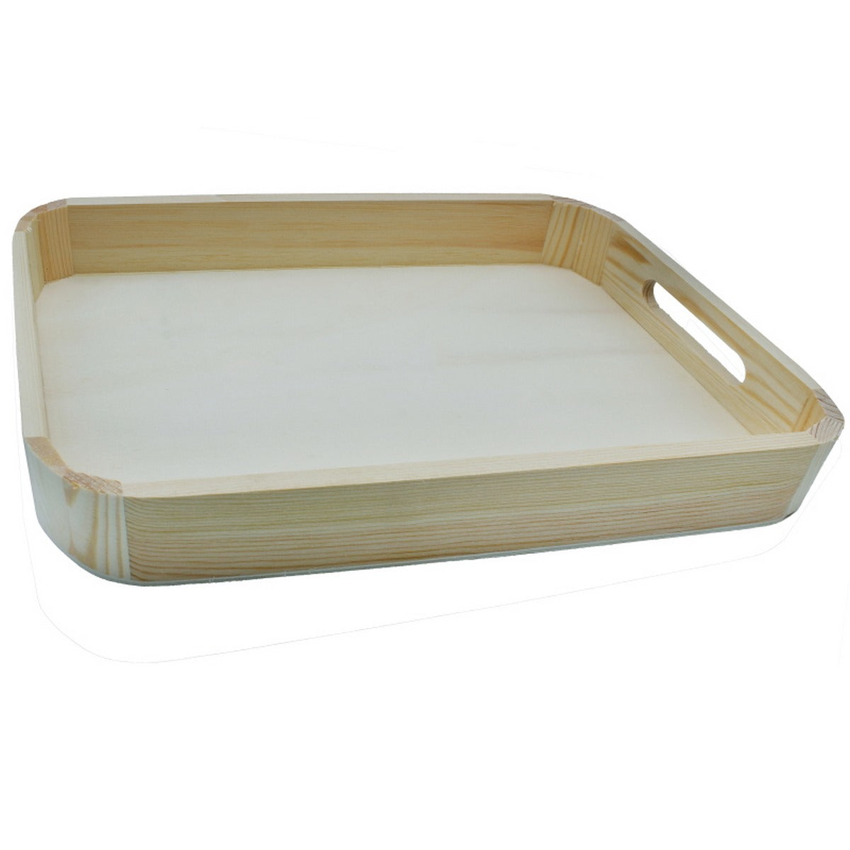 Wooden Decoupage Tray Ovel 2Pcs Set Wto1195