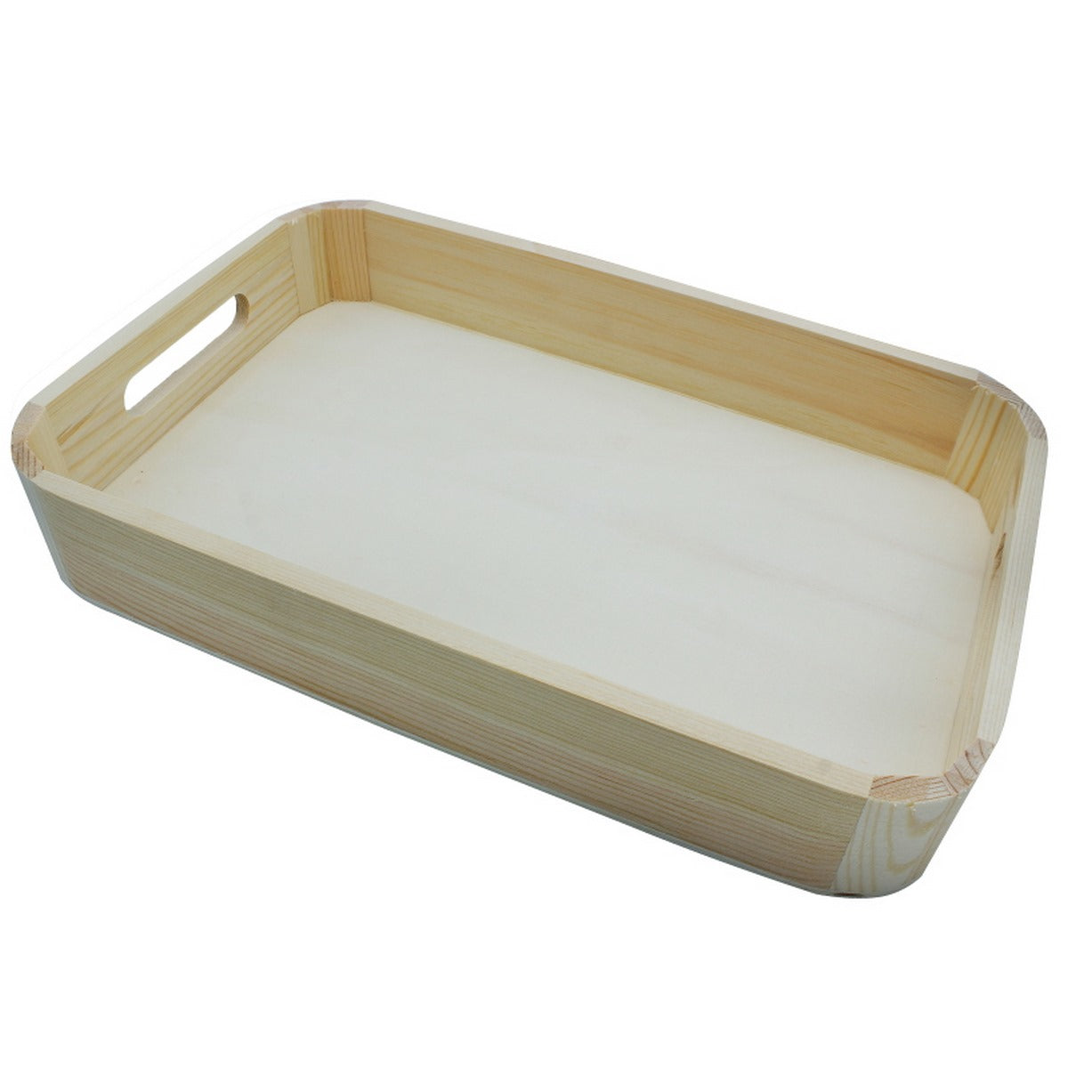 Wooden Decoupage Tray Ovel 2Pcs Set Wto1195