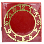 Acrylic Clock Frame Numerical Gold 8Inch Acfn800