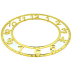 Acrylic Clock Frame Numerical Gold 8Inch Acfn800