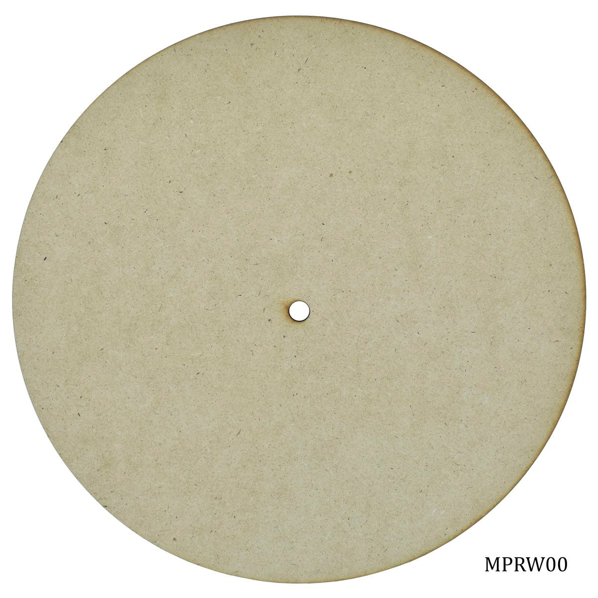 Mdf Plate Round With Hole 10 Inch 4Mm Mprw00
