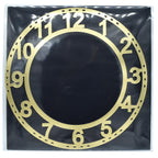 Acrylic Clock Frame Numerical Gold 10Inch Acfn100