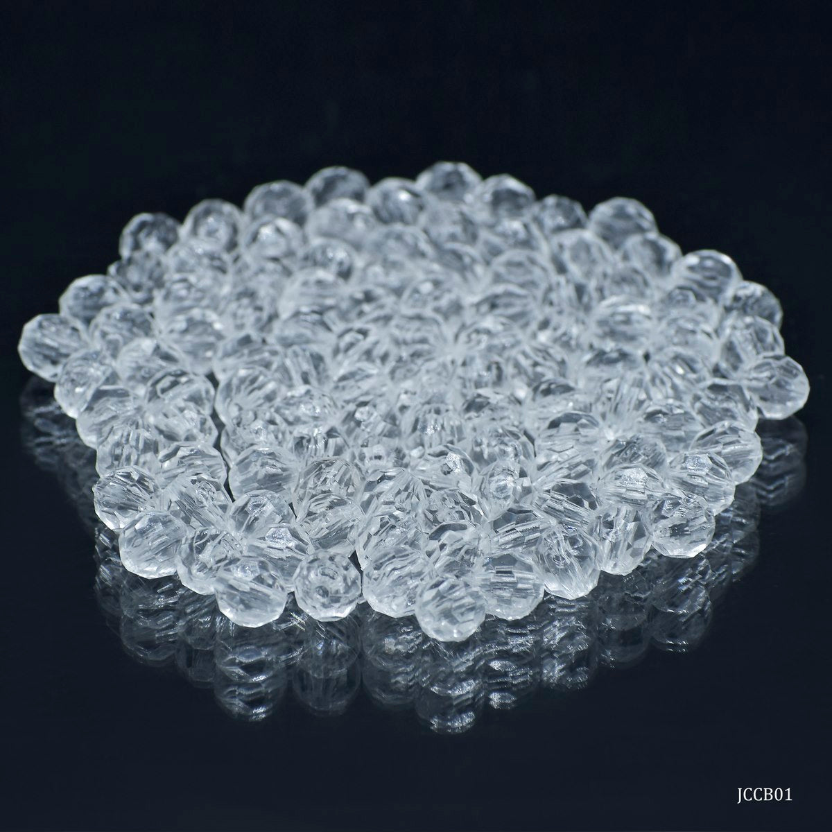 Jags Craft Crystal Beads 25Gm 8Mm Jccb01