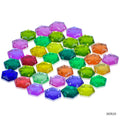 Jags Kundan Stone With Hole Hexagon 10Gms 12Mm Jksr20