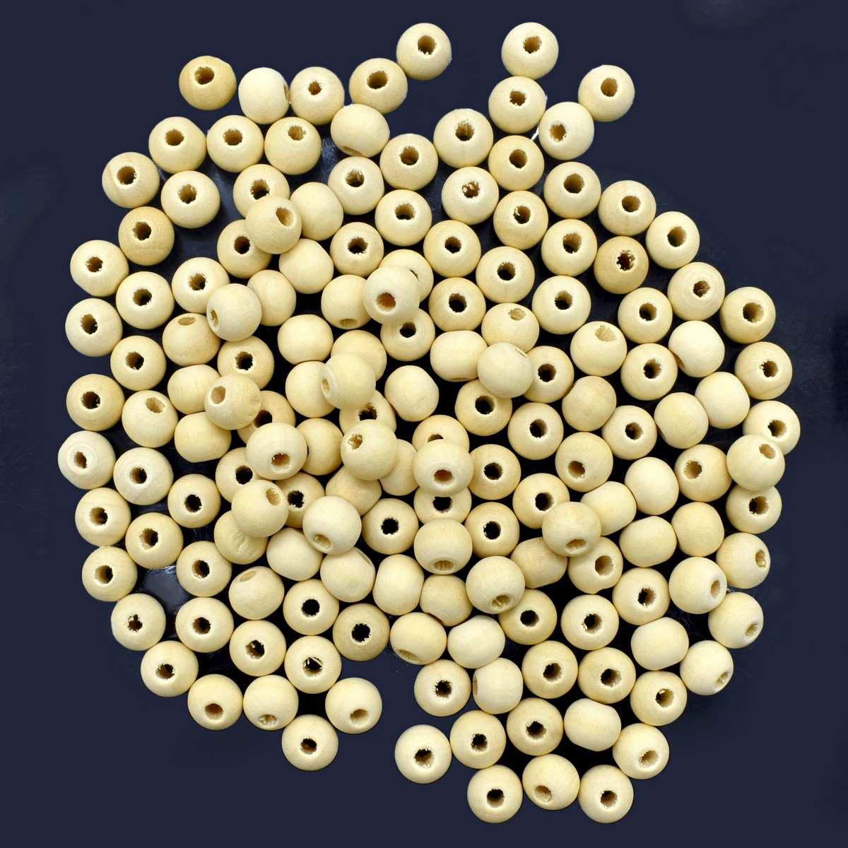 Jags Wooden Beads 8Mm 20Gm Wb8Mm
