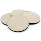 Mdf Plate Round 3X3 4Mm 4 Pics Mpr300