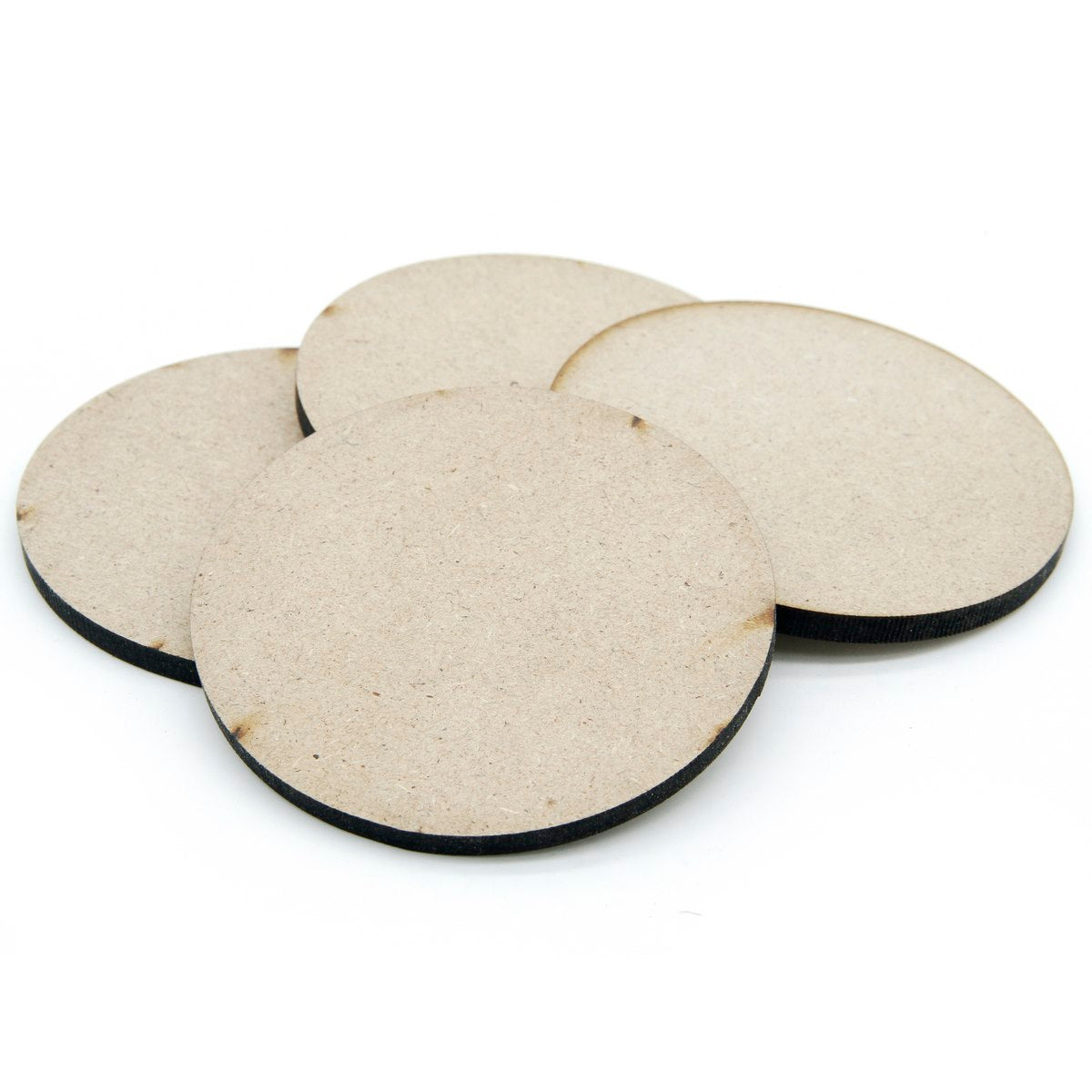 Mdf Plate Round 3X3 4Mm 4 Pics Mpr300