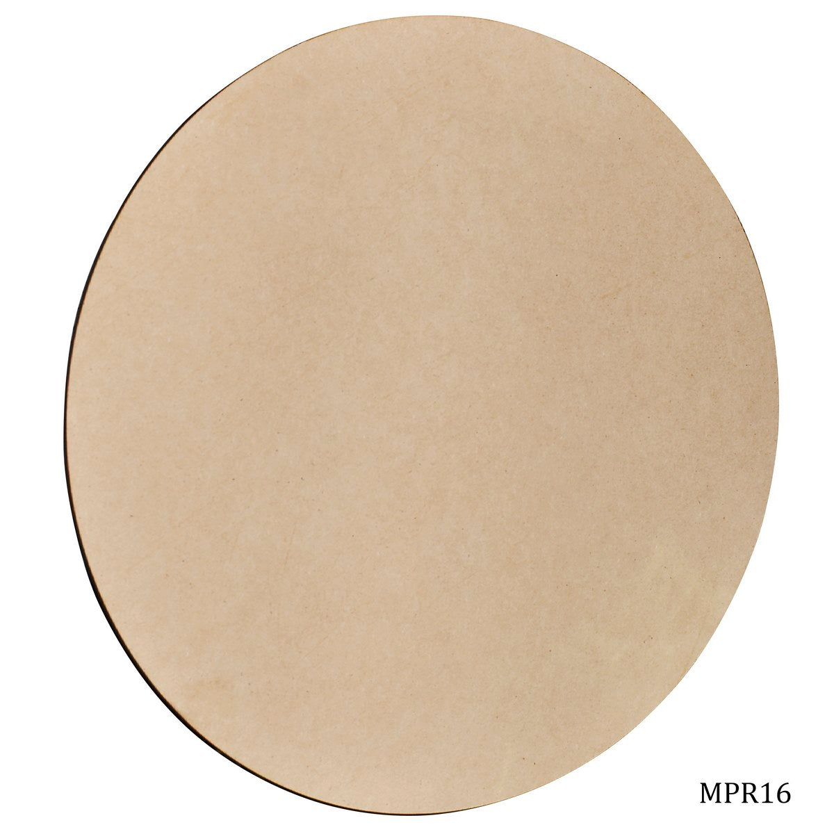 Mdf Plate Round 16 Inch 4Mm Mpr16