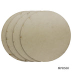 Mdf Plate Round 5X5 4Mm 4 Pics Mpr500