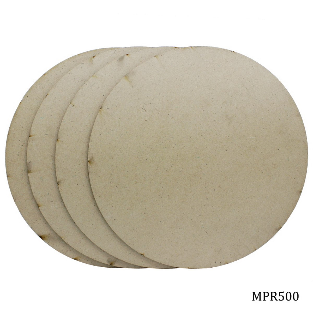 Mdf Plate Round 5X5 4Mm 4 Pics Mpr500