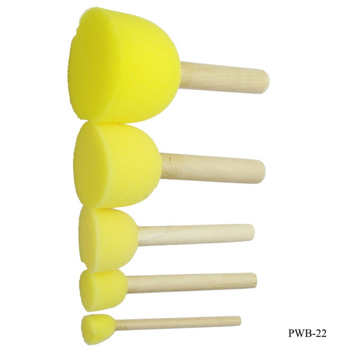 Sponge Brush Set 5Pcs Pwb-22