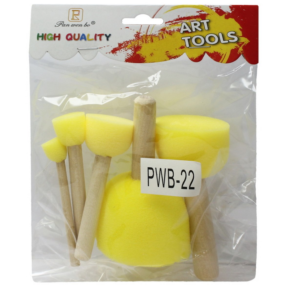 Sponge Brush Set 5Pcs Pwb-22