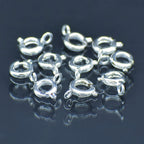 Jewellery Springring Hooks Small Silver Set Of 10 Pcs Jshs02