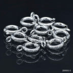 Jewellery Springring Hooks Big Silver Set Of 10Pcs Jshs01-S