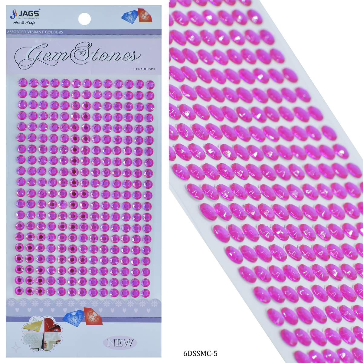 Sticker Diamond 6Mm 05 Rani Pink 6Dssmc-5