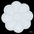 Colour Mixing Plate Round Flower Small Cp4F