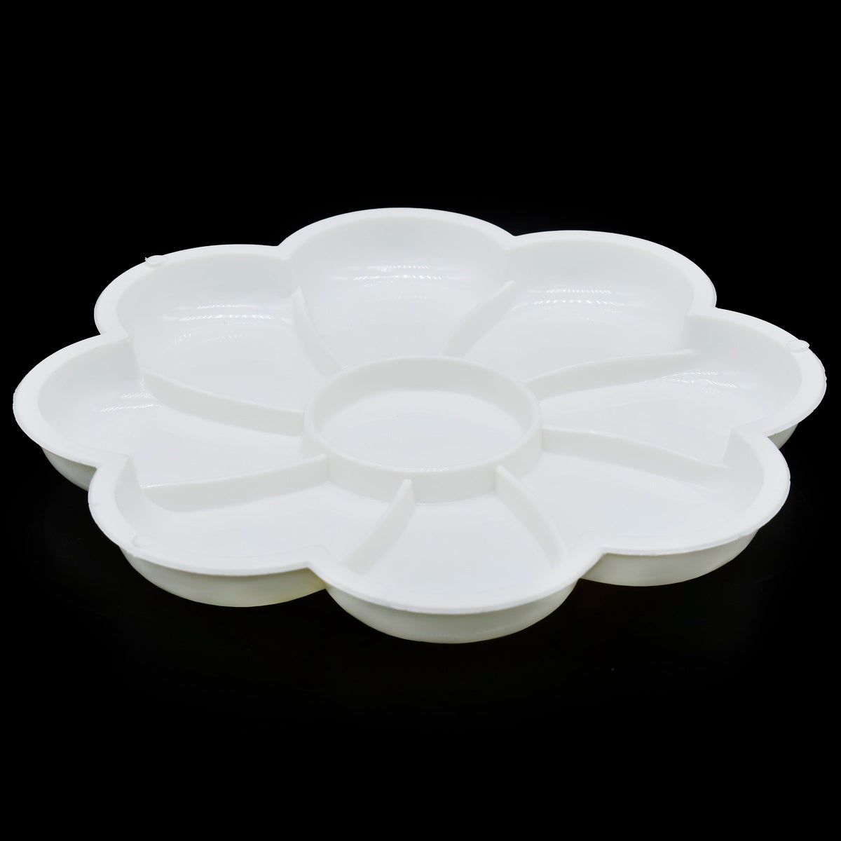 Colour Mixing Plate Round Flower Small Cp4F