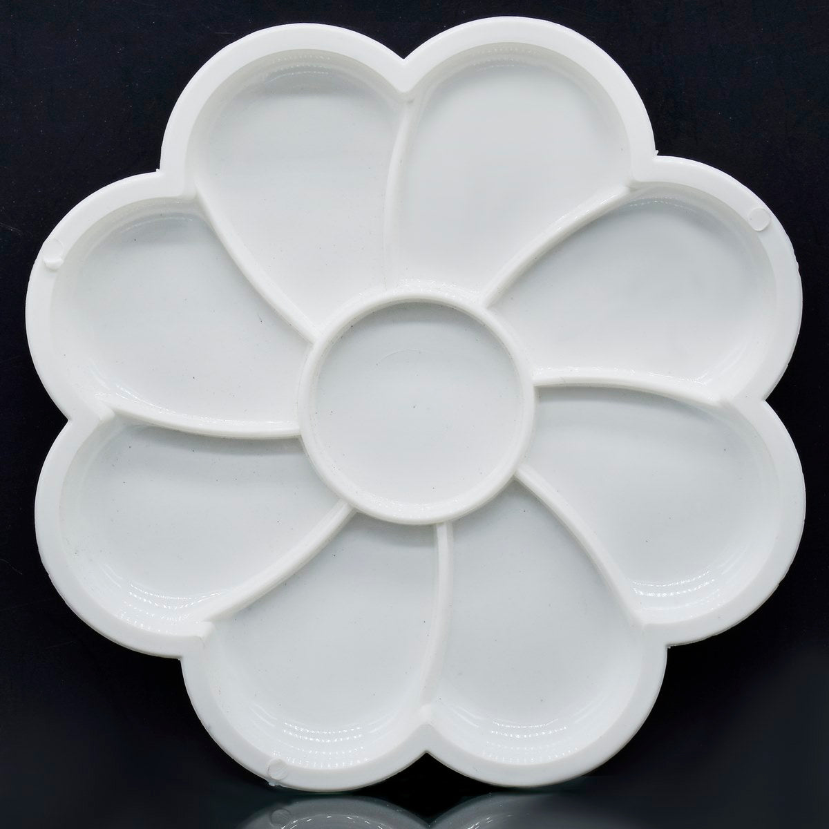 Colour Mixing Plate Round Flower Small Cp4F