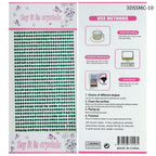 Sticker Diamond 3Mm 10 Dark Green 3Dssmc-10