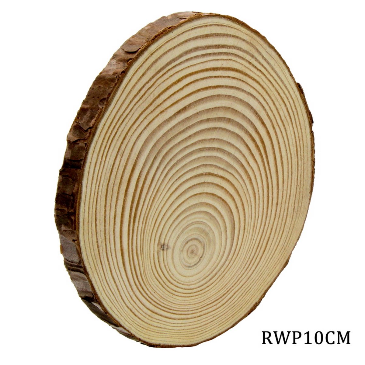 Round Wood Plate 10Cm To 11Cm 1Cm Rwp10Cm