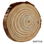 Round Wood Plate 6Cm To 7Cm 1Cm Rwp7Cm
