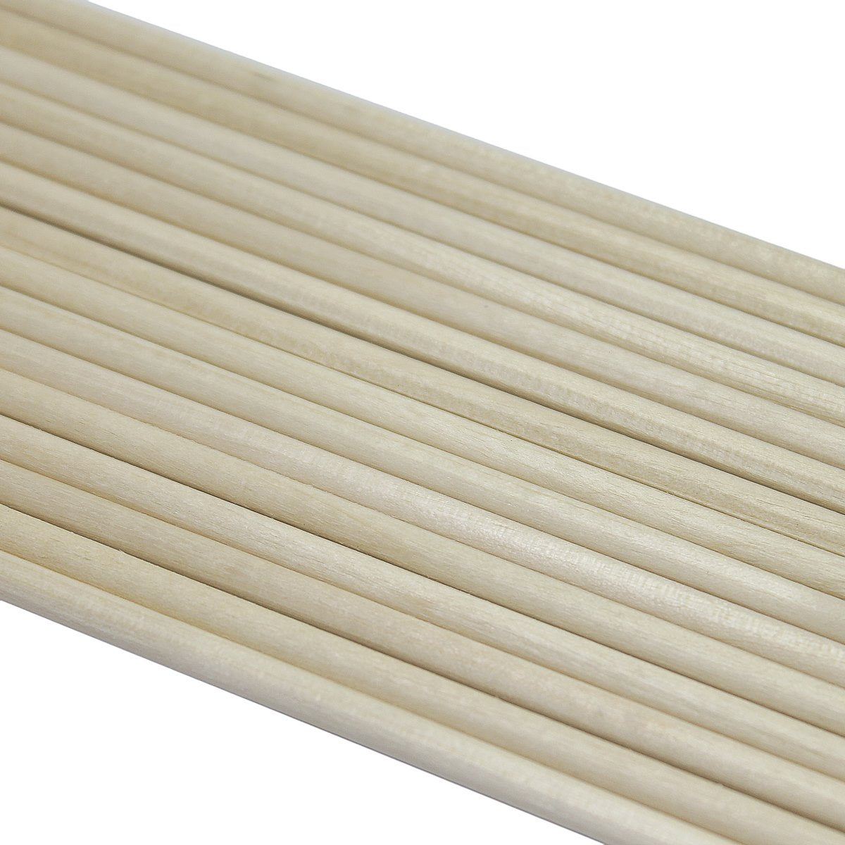 Craft Stick Round White 4Mm 15Pcs Wst8Pcs