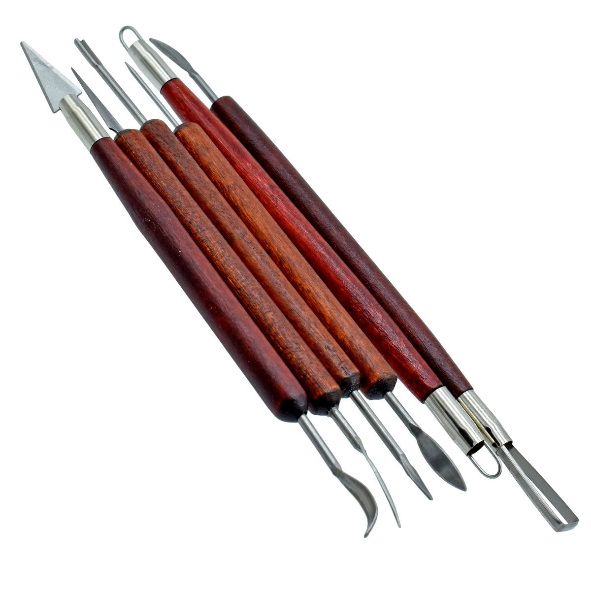 Craft Clay Tool Set 6Pcs Wooden Jb-Pwb016