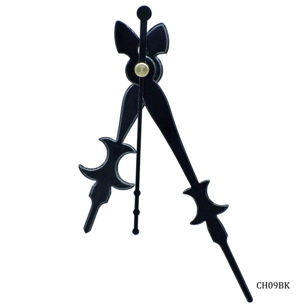 Clock Hands Set Medium Black Ch09Bk