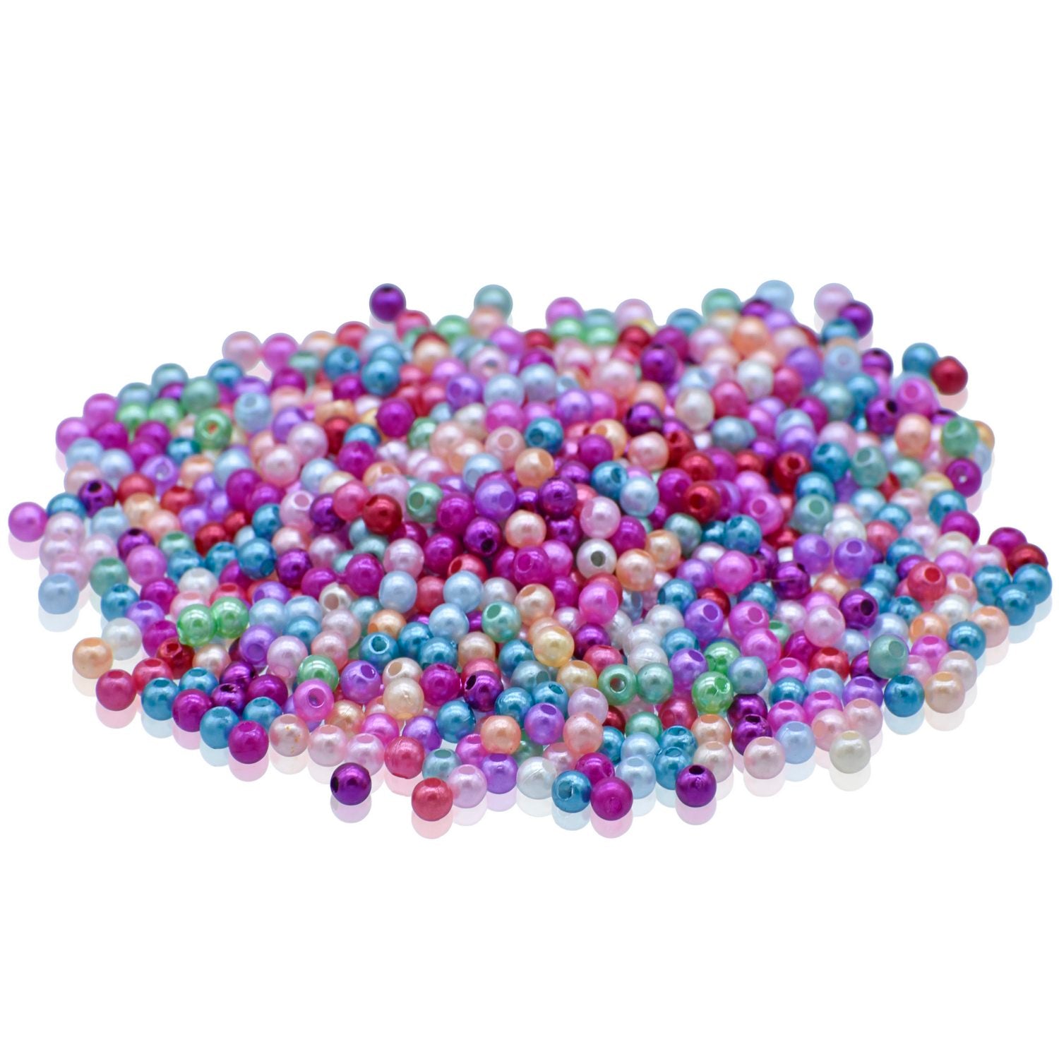 Jags Craft Beads Multi Colour 25Gm 4Mm Cpmc-1