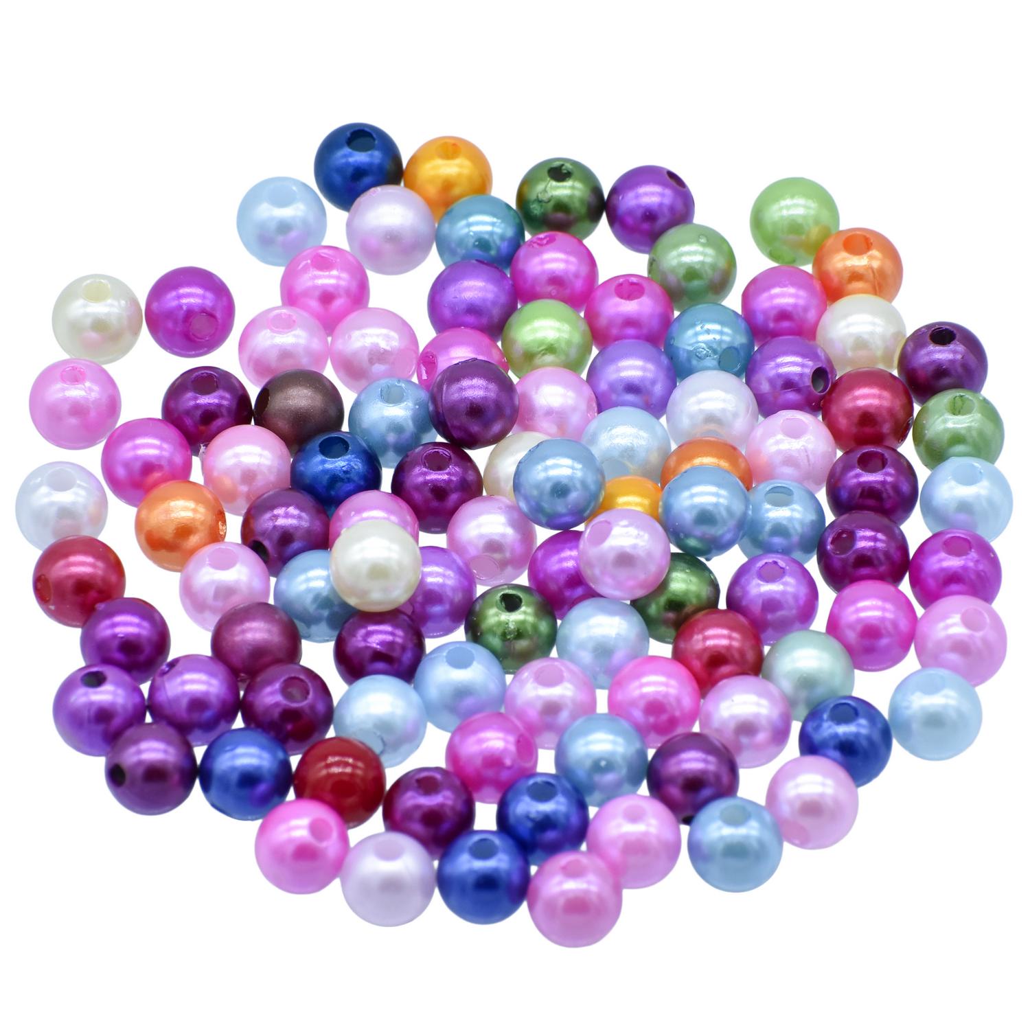 Jags Craft Beads Multi Colour 25Gm 8Mm Cpmc-3