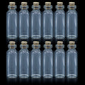 Glass Messages Bottle 12 Pcs Set 18*50 50Mm Gmb18X50