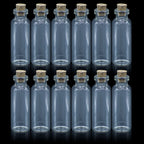 Glass Messages Bottle 12 Pcs Set 18*50 50Mm Gmb18X50