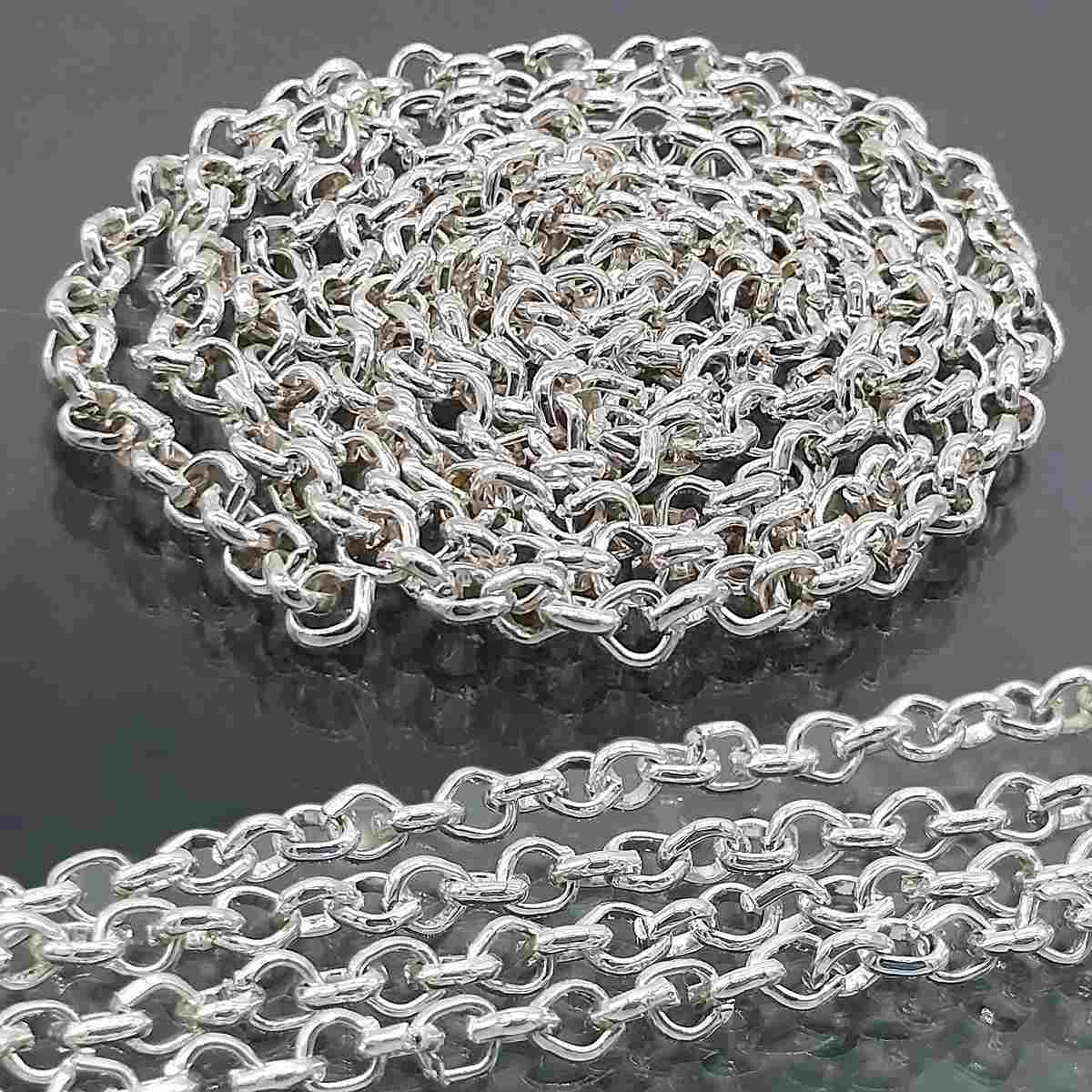 Imitation Jewellery Chain Silver 1 Pcs Big Ijcs00