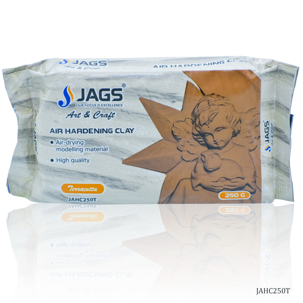 Jags Air Hardening Clay 250Grams Terracotta Jahc250T