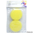 Sponge Brush Set 2Pcs Round Pwb-028