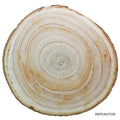 Round Wood Plate Light Weight 24Cm To 27Cm 2.5Cm Rwplw27Cm